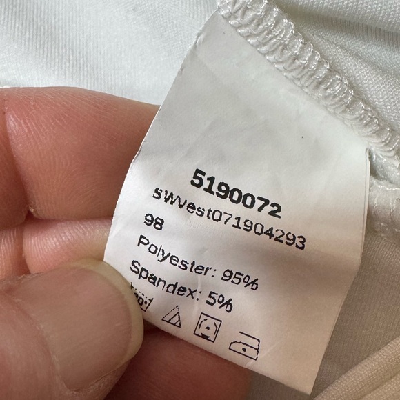 NWOT SHEIN White Wrap Top - Picture 4 of 7